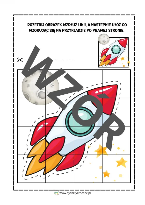 Dzień Kosmosu - karty pracy - obrazek 4