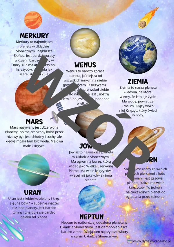 Dzień Kosmosu - karty pracy - obrazek 6