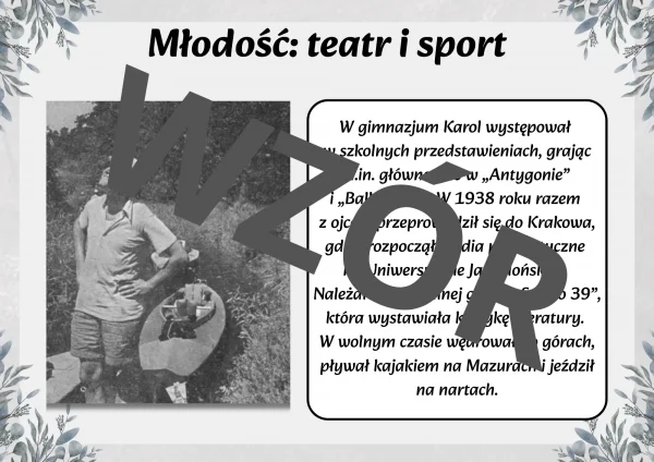 Karol Wojtyła - plansze dydaktyczne z okazji rocznicy urodzin - obrazek 3