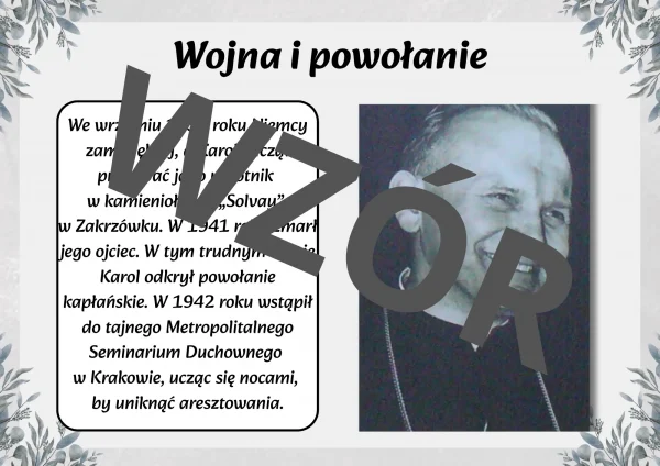 Karol Wojtyła - plansze dydaktyczne z okazji rocznicy urodzin - obrazek 4