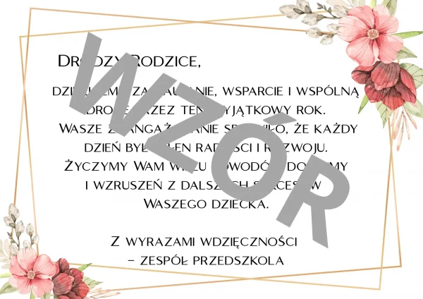 Zestaw nauczyciela na zakończenie przedszkola - obrazek 5