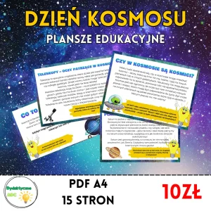 Dzień Kosmosu - plansze edukacyjne