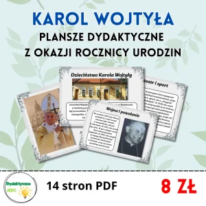 Karol Wojtyła - plansze dydaktyczne z okazji rocznicy urodzin