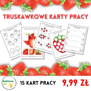 truskawkowe karty pracy