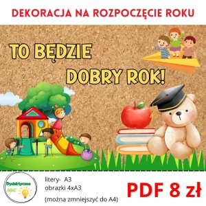 Dekoracja na rozpoczęcie roku