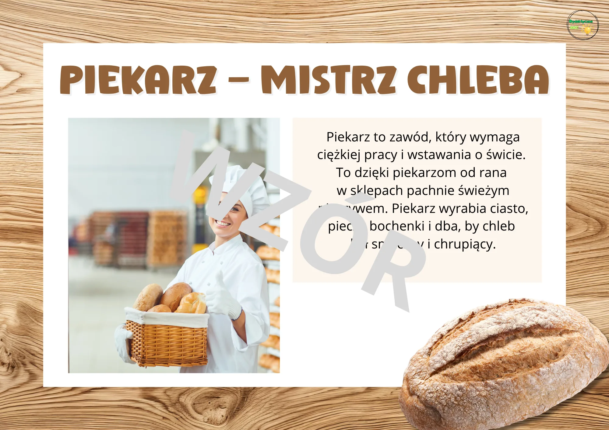 Światowy Dzień Chleba- plansze dydaktyczne - obrazek 5