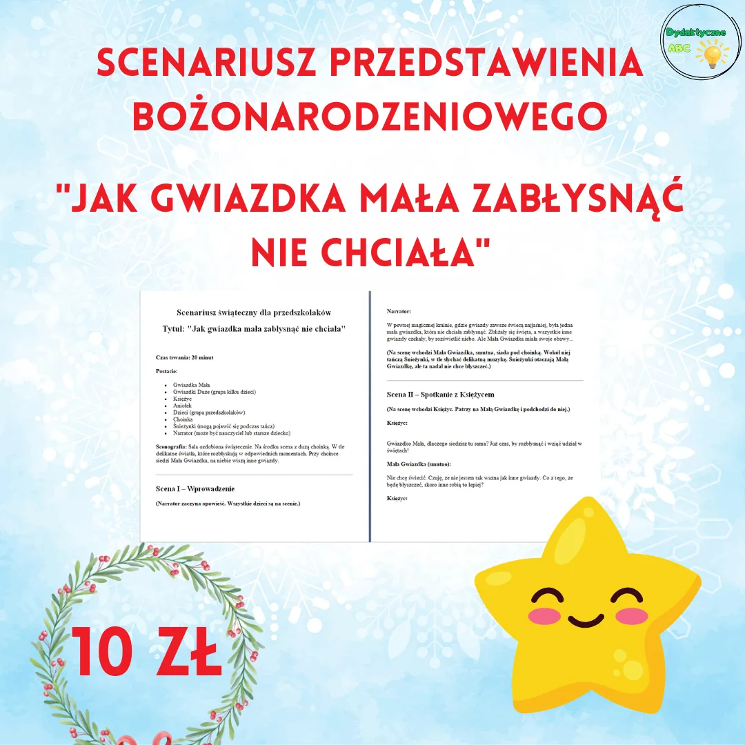 scenariusz jasełek dla malucha