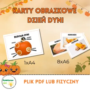 karty obrazkowe dzień dyni