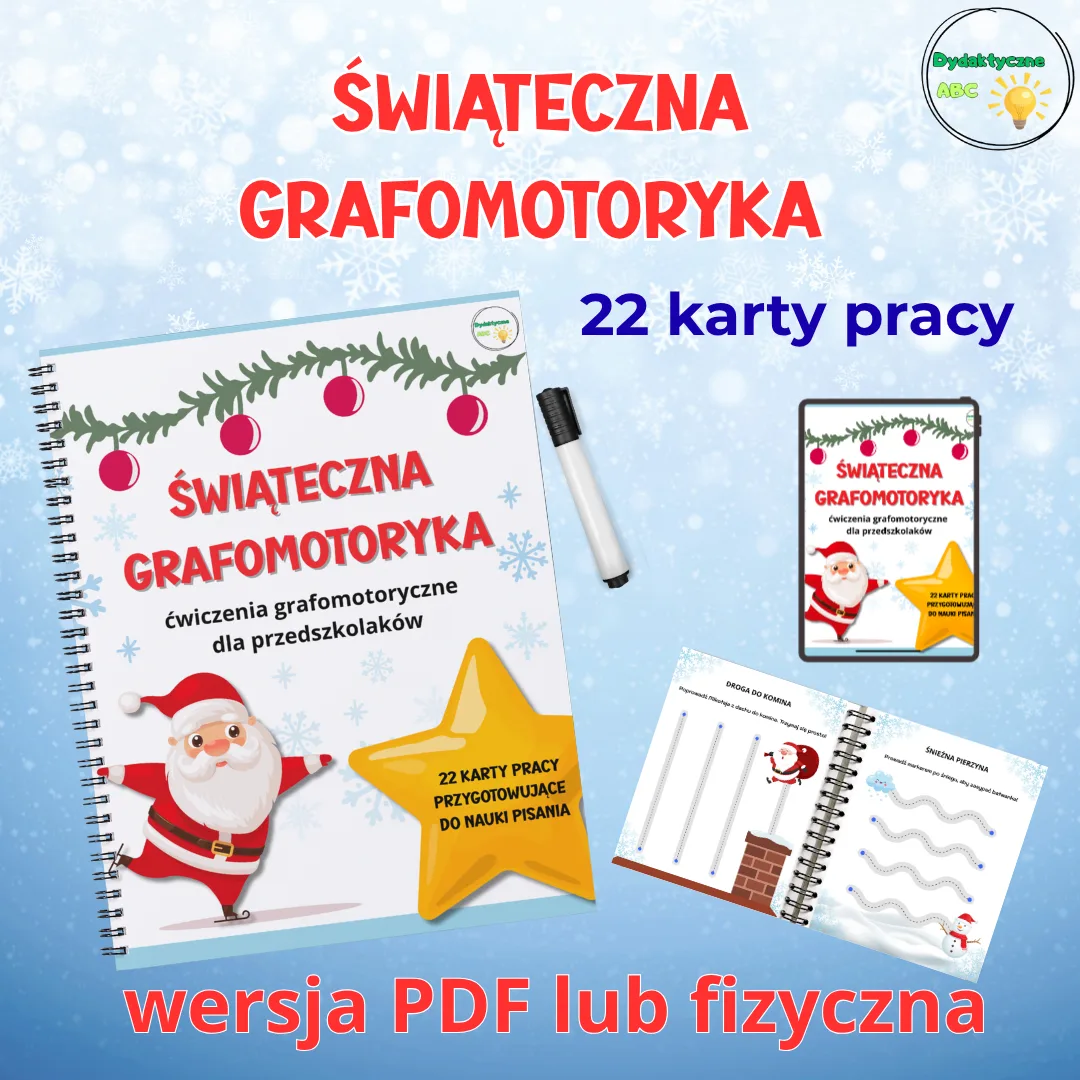 Świąteczna grafomotoryka