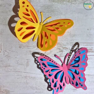papierowe motyle