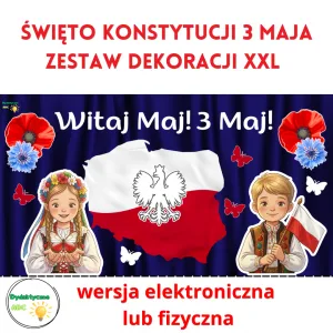 święto konstytucji 3 maja- zestaw dekoracji XXL