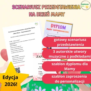 Scenariusz na Dzień Matki z piosenkami i podkładami