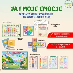 JA I MOJE EMOCJE — zestaw PDF do druku