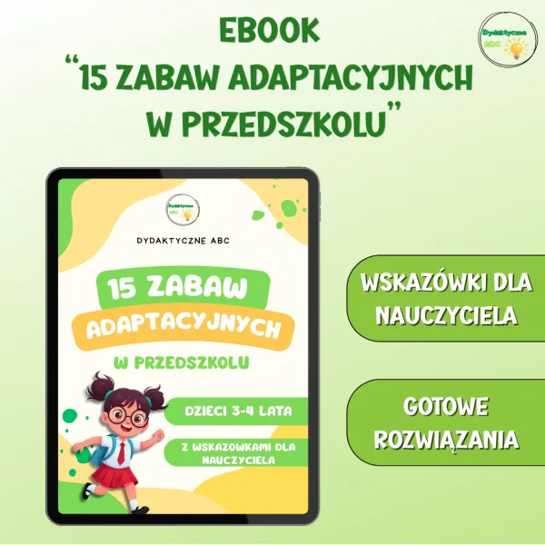 E-book- 15 zabaw adaptacyjnych w przedszkolu