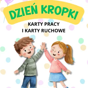 dzień kropki karty pracy